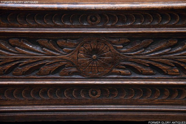 Image 98 of VICTORIAN CARVED OAK MONKS BENCH BOX SETTLE PEW CHEST