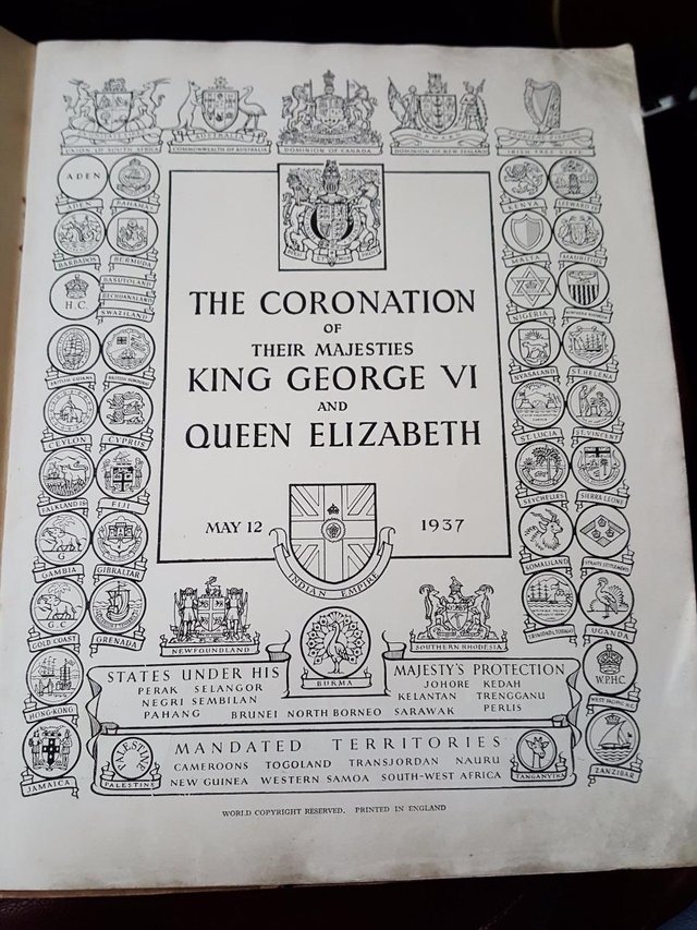 Preview of the first image of George 6th Coronation Programme 1937.