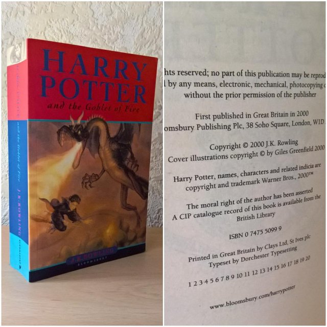Preview of the first image of Harry Potter And The Goblet Of Fire, [First Edition].