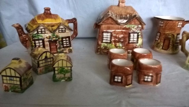 Image 2 of Price & Keele Cottage ware teapots,etc Job lot