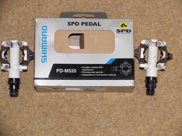 Preview of the first image of SHIMANO SPD PEDALS & CLEAT SET.