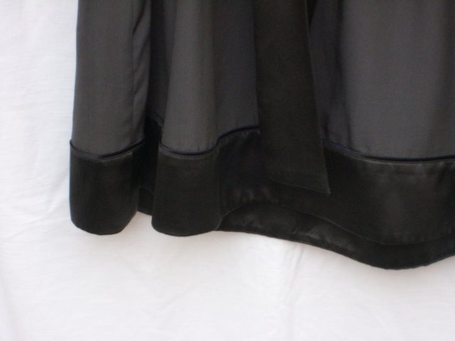 Image 3 of NEXT SIGNATURE Grey/Black Silk Top - Size 16