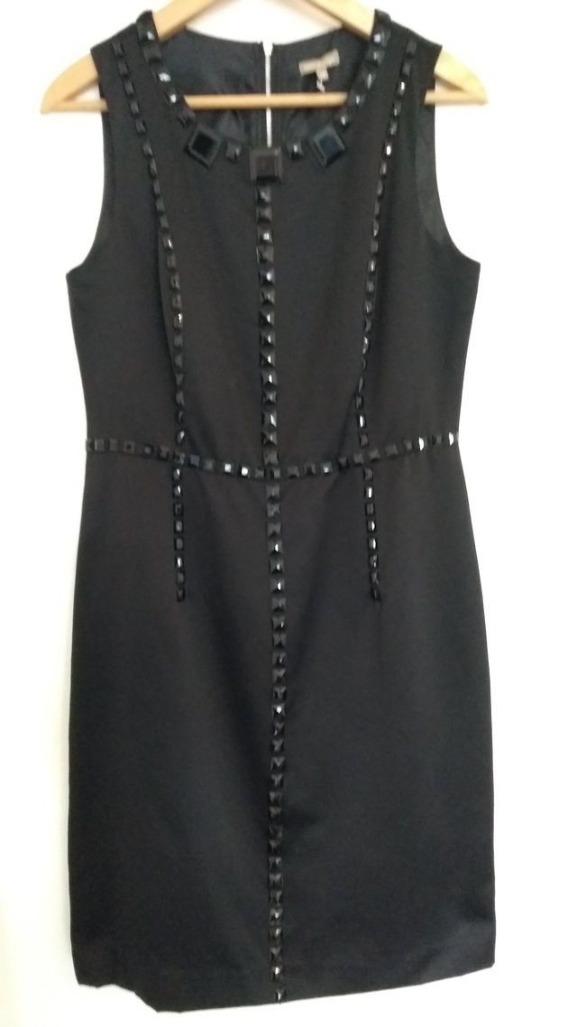 Preview of the first image of M & Co Black Beaded Dress RRP £70 NEW.