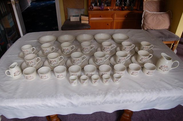Preview of the first image of Royal Doulton 'Bredon Hill', 52 Items in 'As New' Condition.