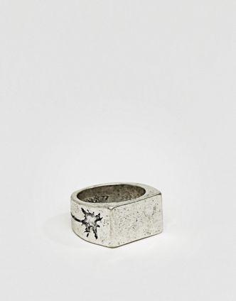 Preview of the first image of ASOS CLASSICS 77 Men’s Signet Ring M/L- NEW.