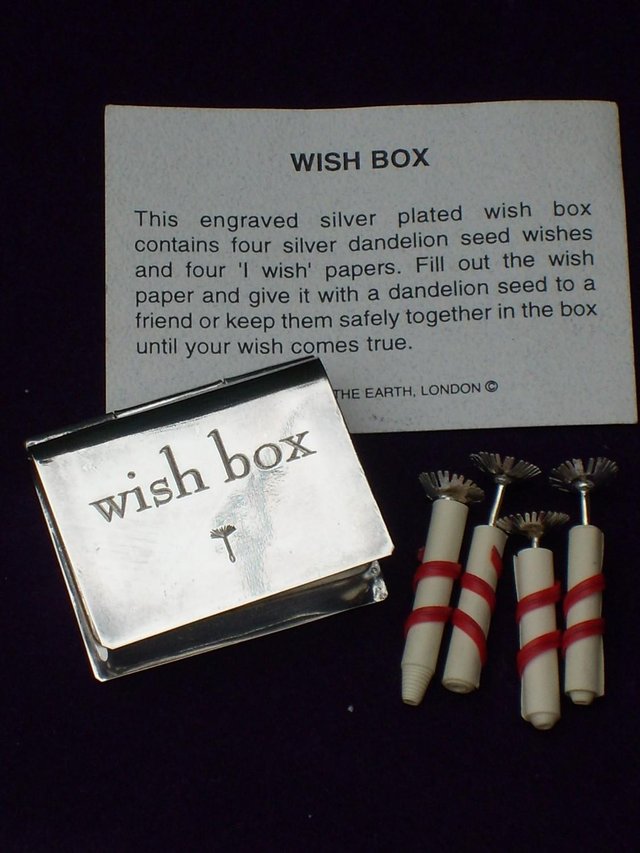 Preview of the first image of Tales From The Earth–Silver Plated Wish Box - NEW.