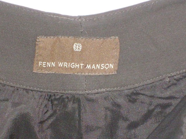Image 3 of FENN WRIGHT & MANSON Brown Silk Trousers – Size 16