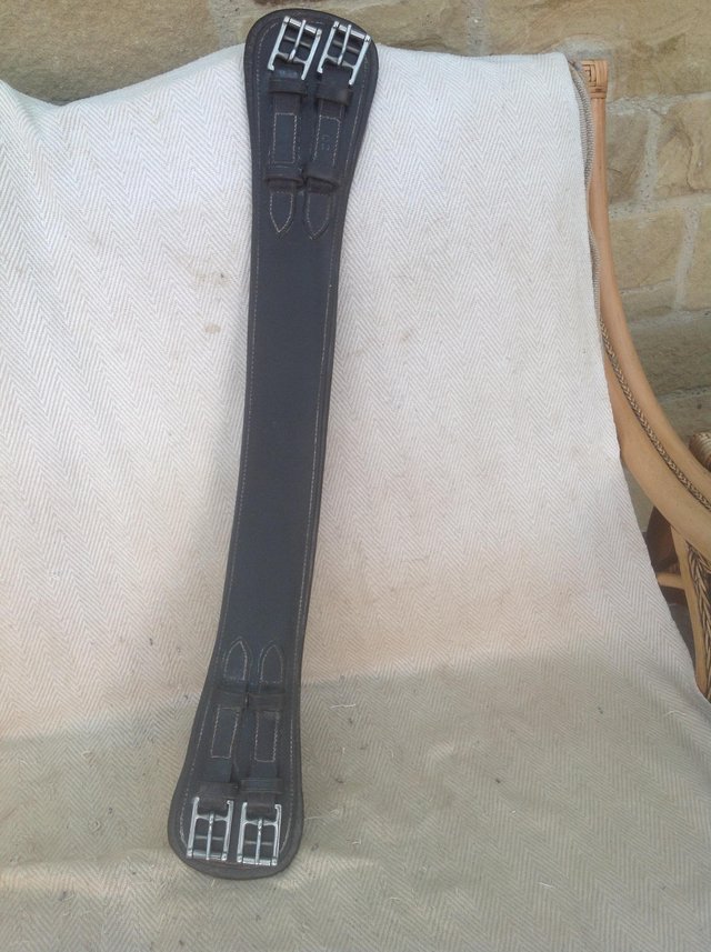 Preview of the first image of Padded leather dressage girth.