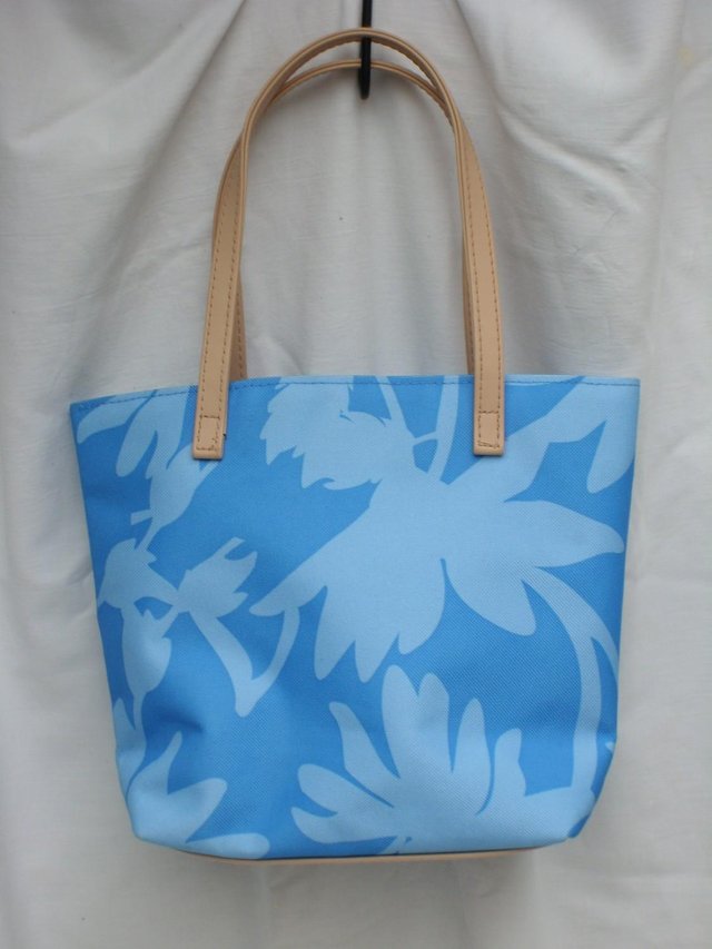 Image 2 of ESTEE LAUDER Blue Mini Tote Handbag - NEW