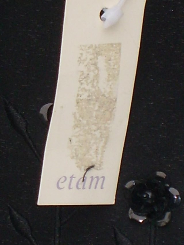 Image 2 of ETAM Black Evening Handbag – NEW +TAGS!
