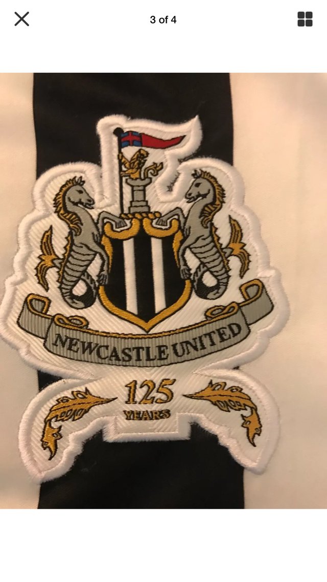 Image 2 of Newcastle 2017/18 football shirt 125 years