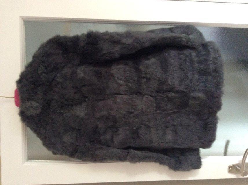 Image 3 of Stunning grey fur jacket As new condition Size 10 designer