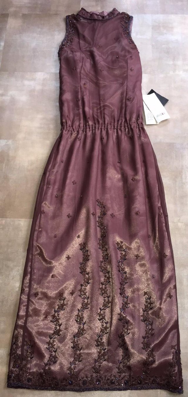 Preview of the first image of Purple Maxi Dress By Aftershock – Size S - Never worn/labels.