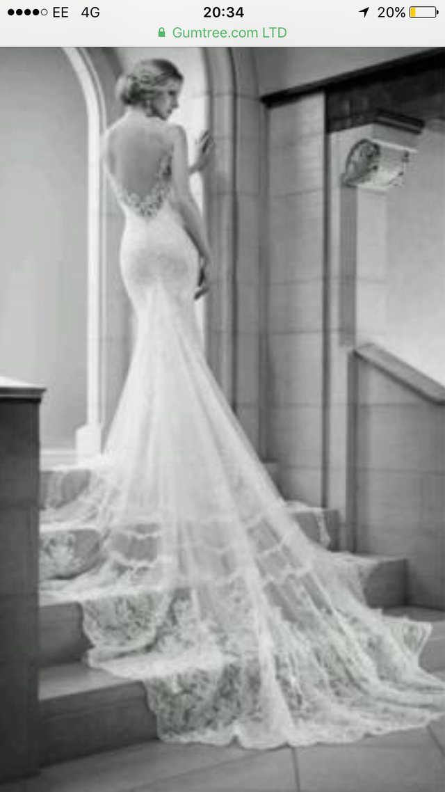 Image 2 of Martina Liana stunning fish tail size 8/9 wedding dress