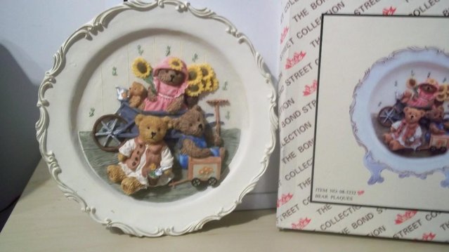 Preview of the first image of Collectible (two) bear plates – “J.Steventon Ltd”.