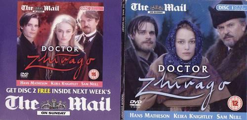 Preview of the first image of Mail on Sunday DVD - DR. Zhivago 2 discs (P&P Incl).