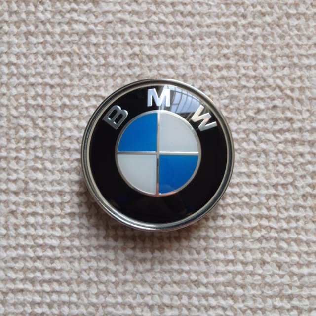 Preview of the first image of BMW 68mm alloy wheel badge.