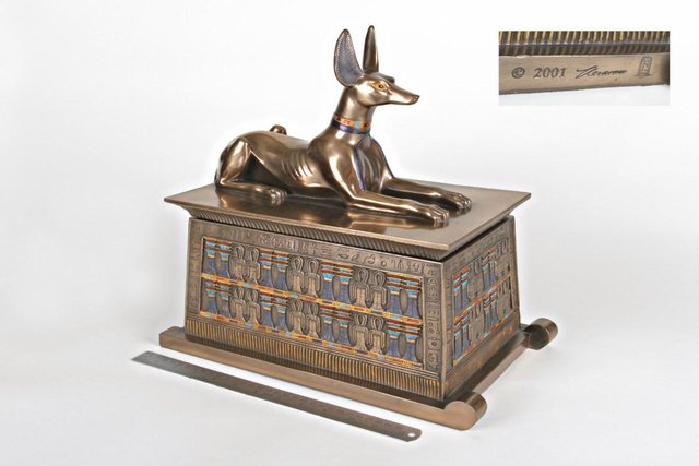 Image 2 of EGYPTIAN ANUBIS BOX