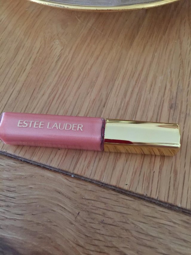 Image 3 of Genuine Estee Lauder LIP GLOSS gold/pink