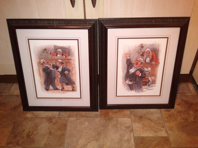 Preview of the first image of framed pictures of  law offices, rumpole of the bailey,,the.