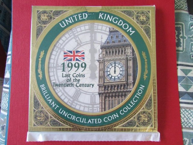 Preview of the first image of 1999 UNITED KINGDOM BRILLIANT UNCIRCULATED COIN COLLECTION..