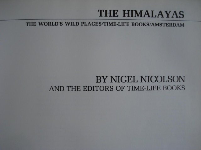 Image 2 of TIME-LIFE BOOK ON THE WORLD’S WILD PLACES – THE HIMALAYAS