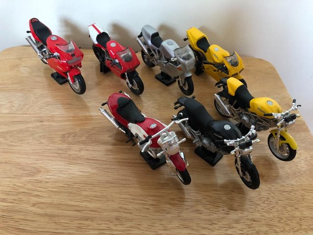 Preview of the first image of Collection of 7 Ducati Super-bikes.
