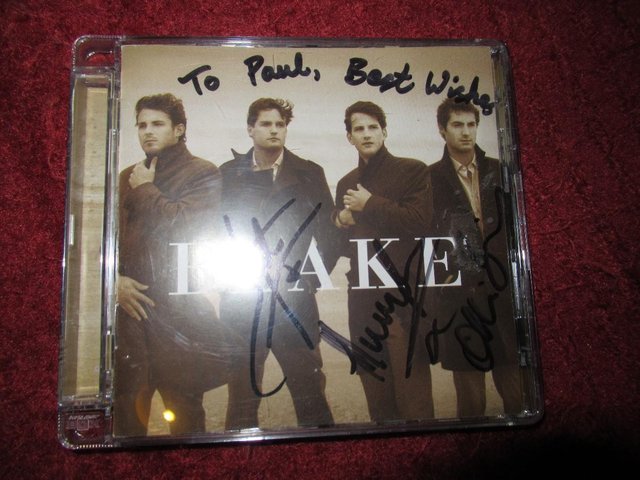 Preview of the first image of Blake Hand Signed CD.
