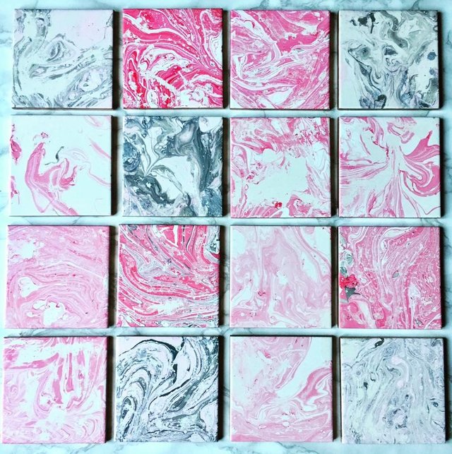 Image 2 of #PinkCycled Tile Coasters.