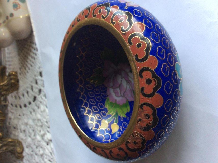 Image 3 of Chinese Cloisonne bowl