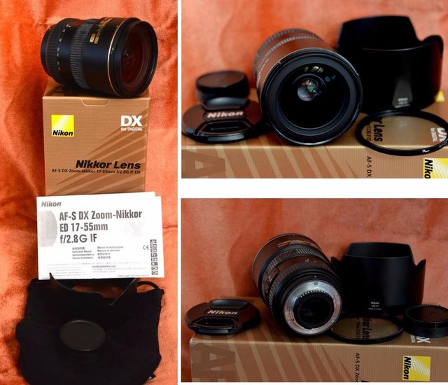 Preview of the first image of Nikon AF-S DX Zoom-Nikkor 17-55mm f/2.8G IF LENS.