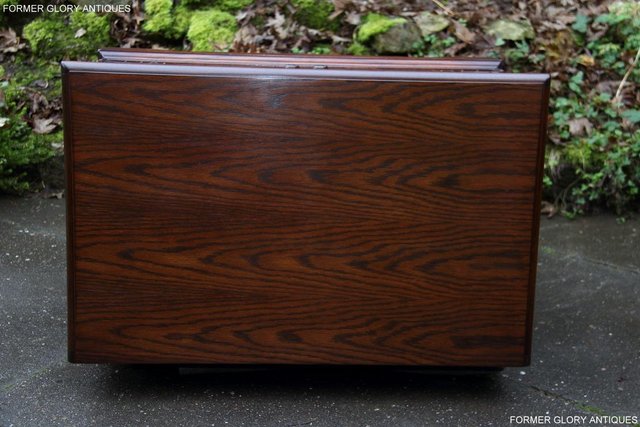 Image 49 of AN OLD CHARM TUDOR BROWN OAK TV CABINET CUPBOARD TABLE STAND