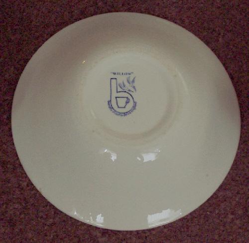 Image 2 of 6 Vintage Collectable Blue "Willow" design Cereal Bowls