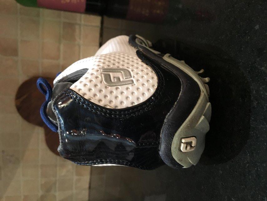 Image 2 of Footjoy Junior Spiked Golf Shoes