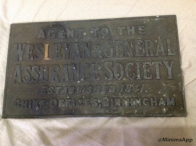 Image 2 of Wesleyan & General Assurance Society Plaque