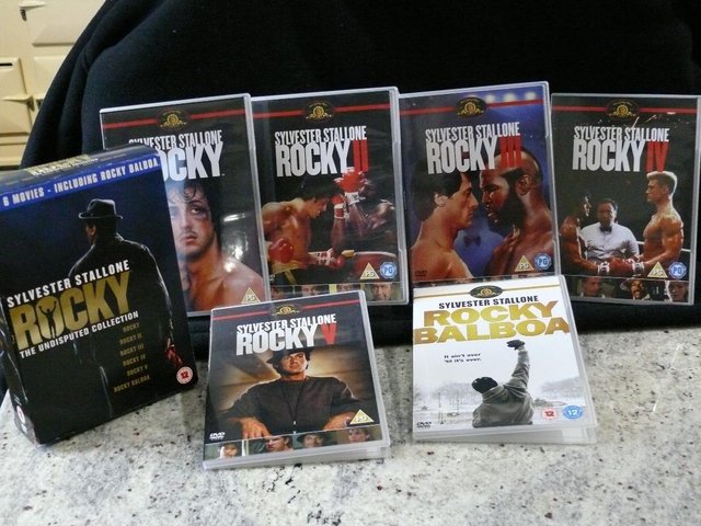 Preview of the first image of Sylvester Stallone ROCKY The Undisputed Collection Box Set.