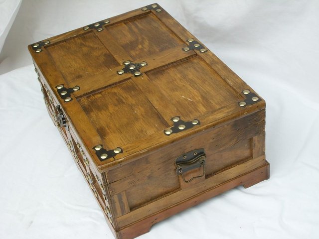 Image 3 of Medieval Style Small Wood Chest
