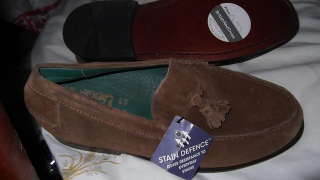 Image 2 of Loafers suede brown brand new ,Never Worn .