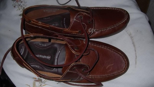 Image 2 of Mochacin Leather uppers shoes size 8