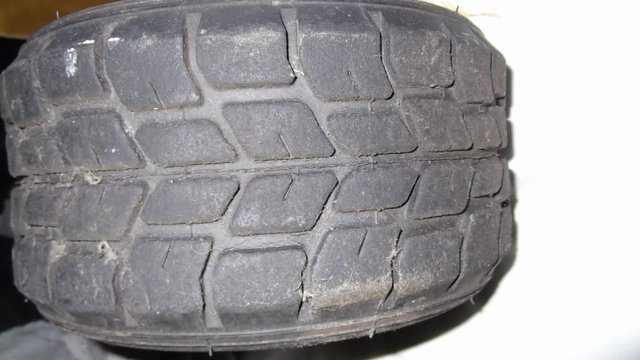 Image 2 of Used Go cart tyres not worn out !!! Two Front & Two rear