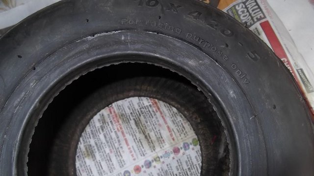 Image 3 of Used Go cart tyres not worn out !!! Two Front & Two rear