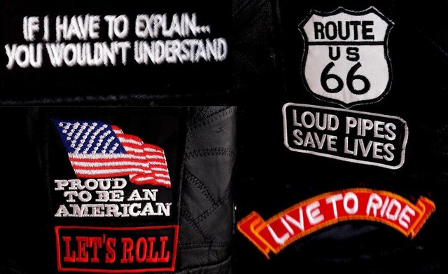 Preview of the first image of American bikers jacket.