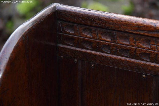 Image 76 of A TITCHMARSH AND GOODWIN OAK MONKS BENCH BOX SETTLE ARMCHAIR