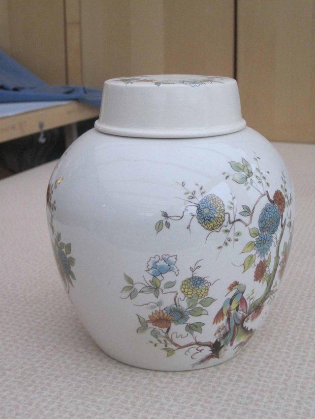 Preview of the first image of Twinings Ginger Pottery jar with lid £18.