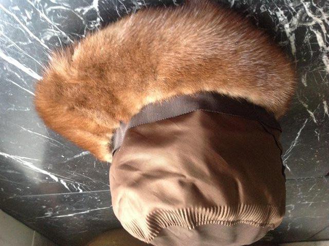 Image 3 of Saga mink real fur hat from Scandinavia