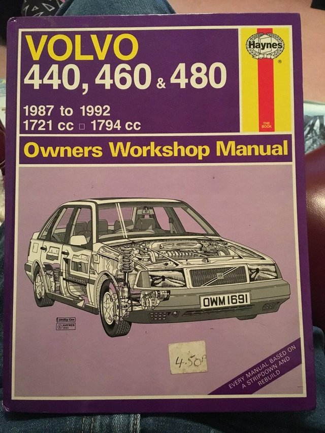 Image 2 of Haynes manual for Volvo 400 series