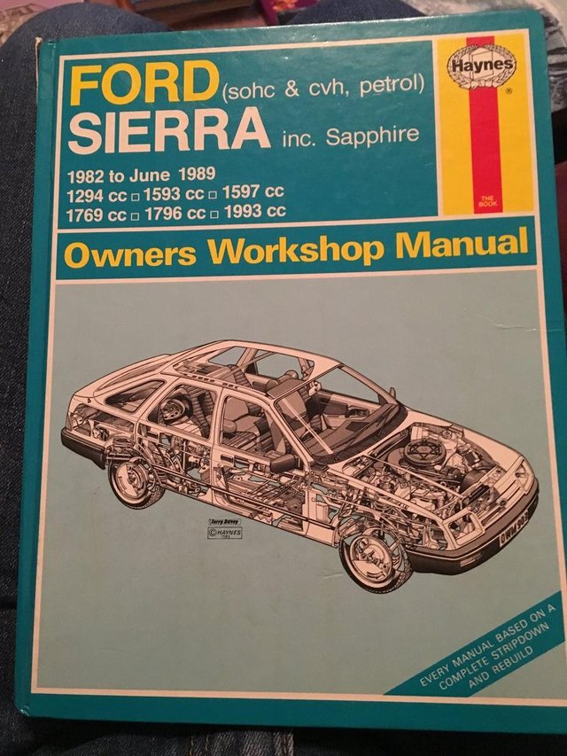 Preview of the first image of Haynes manual for 82-89 Ford Sierra.