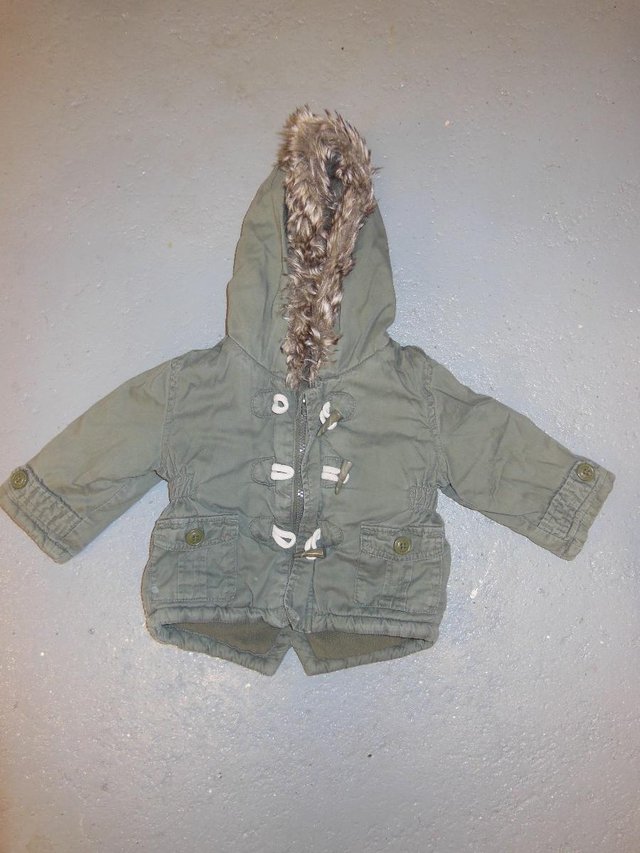 Preview of the first image of Kids coat with hood from F&F size 6-9 months.