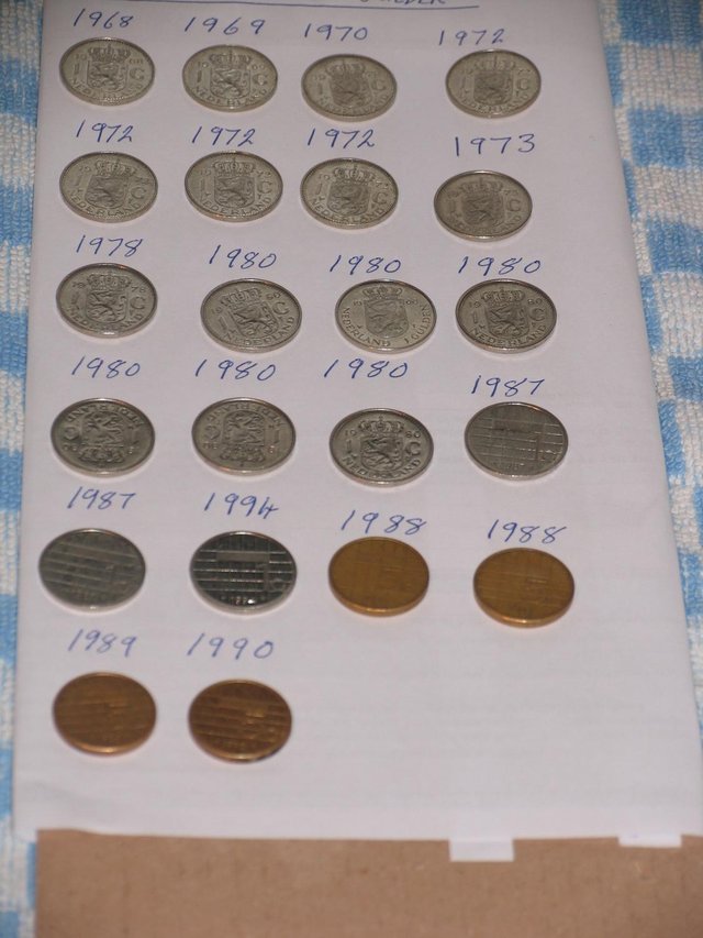 Preview of the first image of COIN Collectors Dutch Guilders 1960/70/80/90,s.