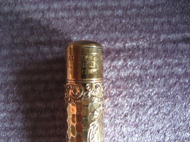 Image 2 of VINTAGE Very RARE Pattern Mabie Todd "Safety Pen" c1916